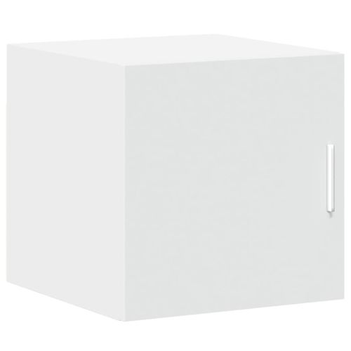 Стенен шкаф, бял, 40x42,5x40 см, инженерно дърво