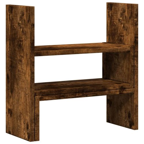 Органайзер за бюро, опушен дъб, 40x17x41 см, инженерно дърво