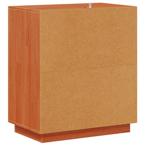 Служебен шкаф Восъчен Кафяв 65,5 x 40 x 75 см Масивна боровина