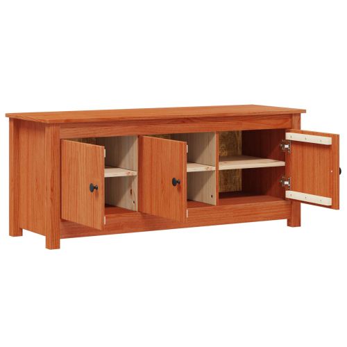 Шкаф за обувки Восъчен Кафяв 110 x 38 x 45,5 см