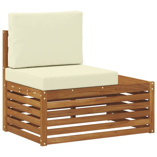 Външен край на диван с възглавница Естествен 91 x 63 x 73 см