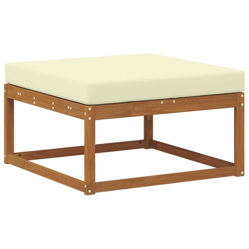 Външна табуретка Солидно акациево дърво Естествен