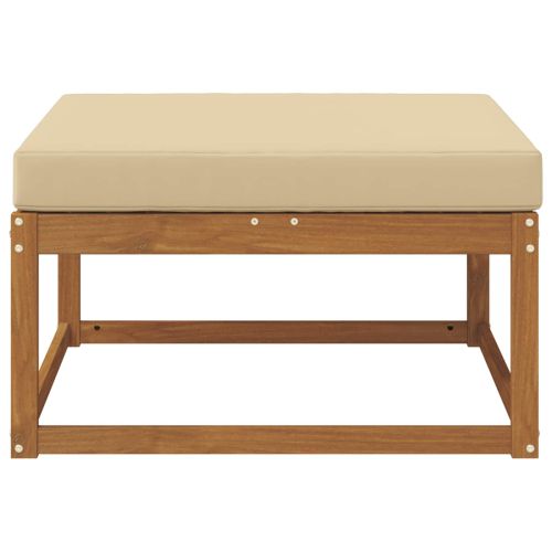 Външна табуретка Естествен