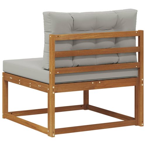 Среден диван за открито Естествен