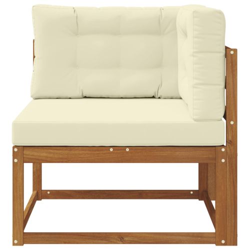 Ъглов диван за открито Естествен