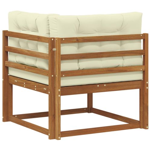 Ъглов диван за открито Естествен