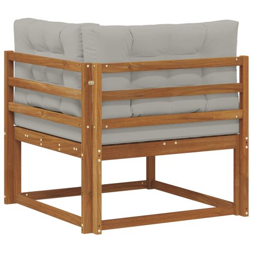 Ъглов диван за открито Естествен