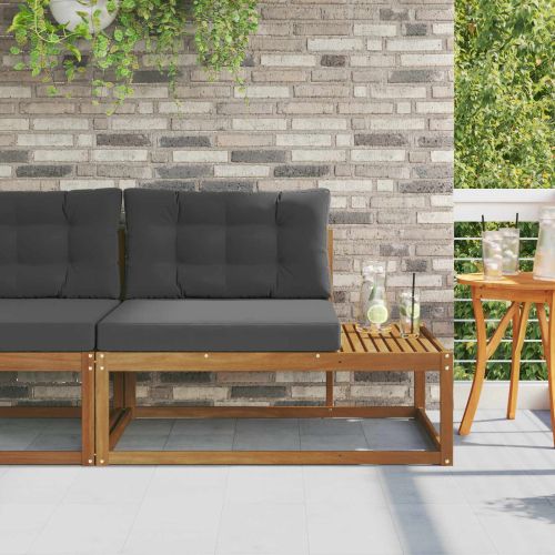 Външен край на диван с възглавница Естествен 115 x 83 x 73 см