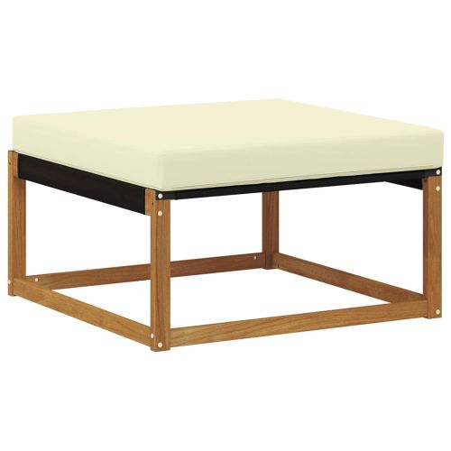 Външна табуретка Солидно акациево дърво Естествен