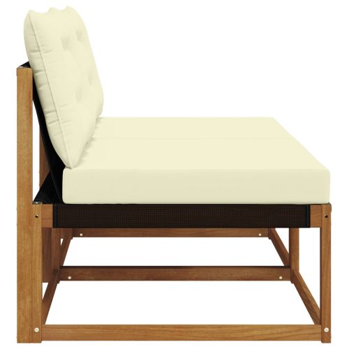 2 Брой Среден диван за открито