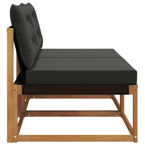 2 Брой Среден диван за открито