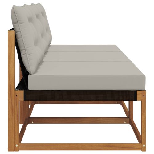 3 Брой Среден диван за открито