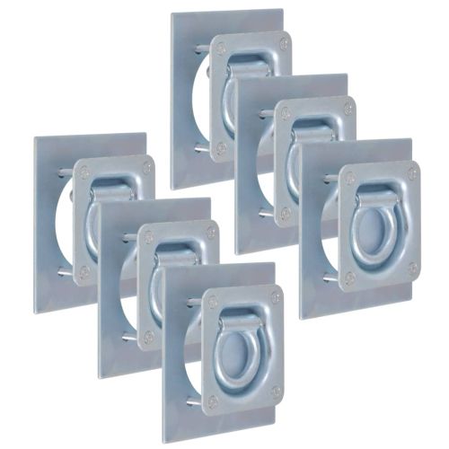 Укрепващи пръстени за товар, 6 бр, поцинкована стомана, 2000 кг