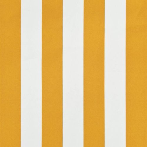 Сенник с падащо рамо, 200x150 см, жълто и бяло