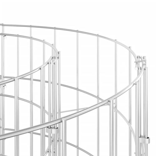 Габион повдигната леха, поцинковано желязо, 200x100x100 cм