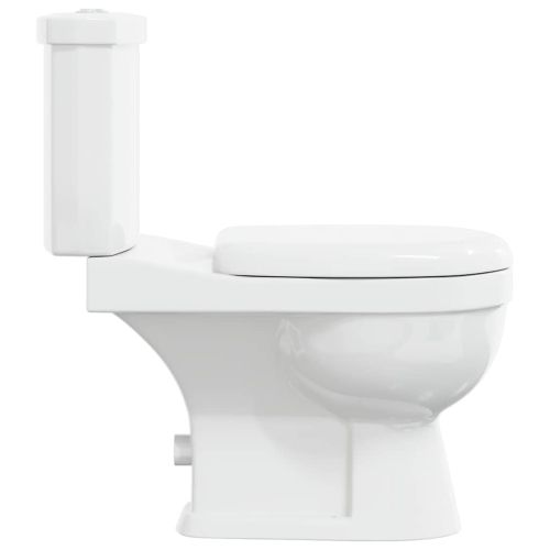 Тоалетна с казанче, бяла