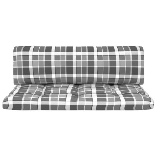 Градинска палетен среден диван сив импрегнирано борово дърво