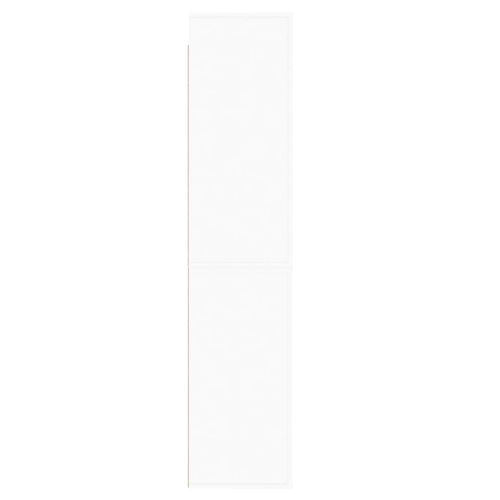 Висок шкаф, бял, инженерно дърво