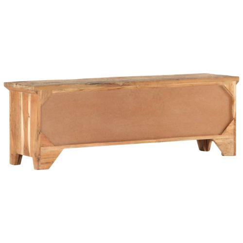 ТВ шкаф, 120x30x40 cм, акация масив и регенерирано дърво масив