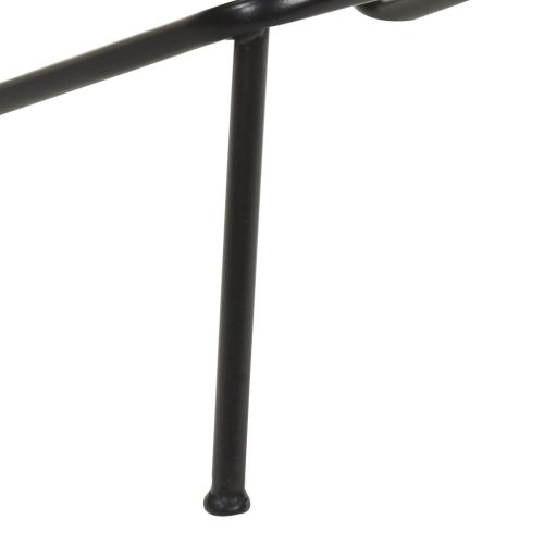 Бар табуретки, 4 бр, кафяви, естествена кожа