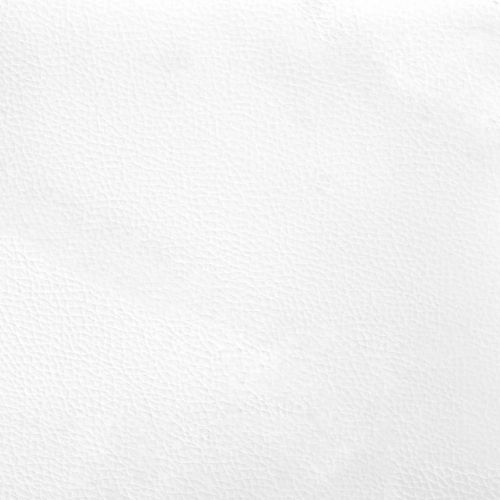 Легло с матрак Dover, бяло и черно, 80x200 см, изкуствена кожа