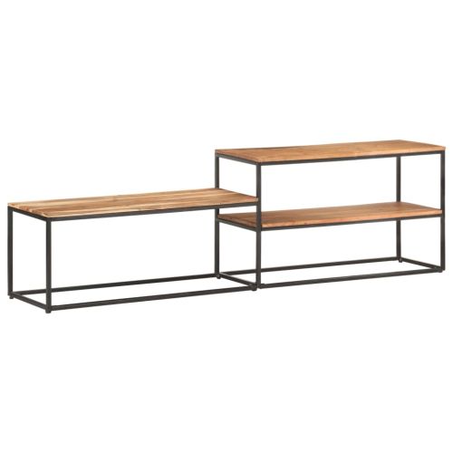 ТВ шкаф, 180x30x50 см, акациево дърво масив