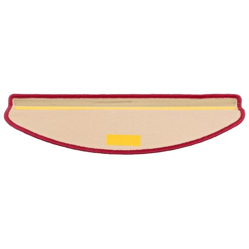 Самозалепващи стелки за стъпала, 15 бр, червени, 65x21x4 см