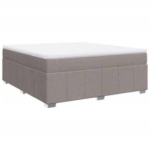 Боксспринг легло с матрак, таупе, 180x200 см, плат