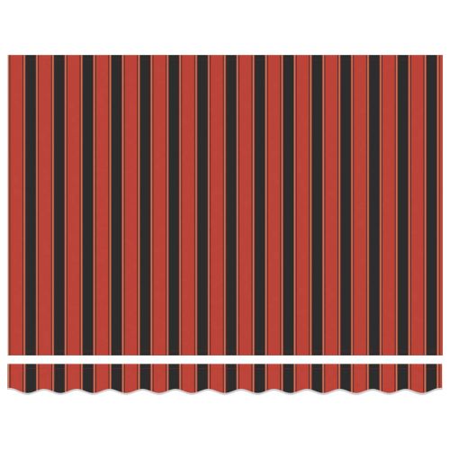 Сгъваем навес Оранжево и кафяво 300 x 250 cm текстил