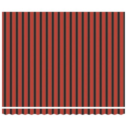 Сгъваем навес Оранжево и кафяво 400 × 300 cm Тъкан и алуминий