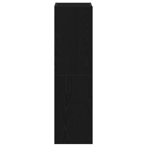 Комплект ТВ шкаф 4 pcs Черния дъб 130,5 x 30 x 140 см