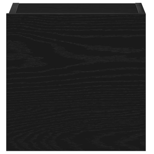 Комплект ТВ шкаф 3 pcs Черния дъб 130,5 x 30 x 140 см