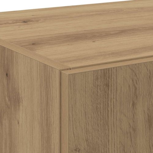 Висок шкаф 2 pcs Дъб 70 x 42,5 x 185 см