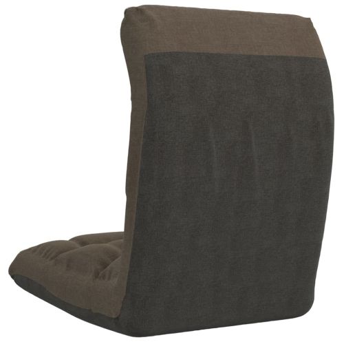 Сгъваем подов стол, таупе, текстил