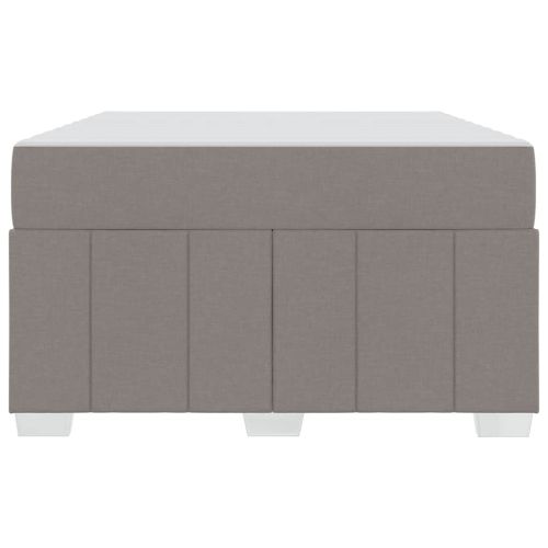 Рамка за легло с матрак Таупе 120 x 200 cm текстил