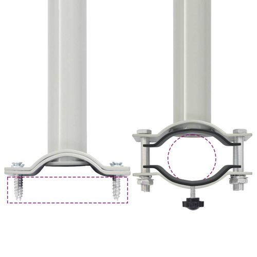 Прибираща се странична тента, 140х300 см, кремава