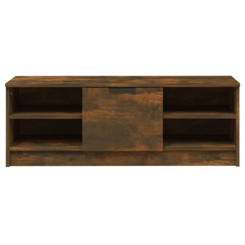 ТВ шкаф, Опушен дъб, 102x35,5x36,5 см, инженерно дърво