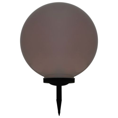 Външни соларни лампи 2 бр LED сферични 50 см RGB