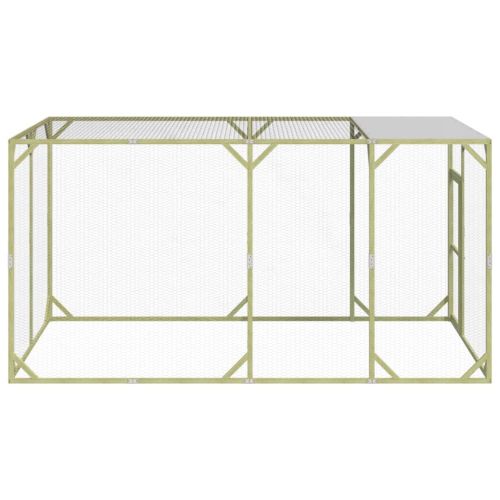 Кокошарник 200x400x200 см импрегниран бор масив