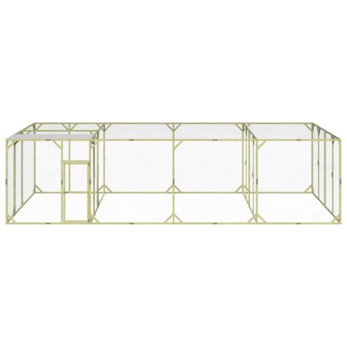 Кокошарник 800x400x200 см импрегниран бор масив