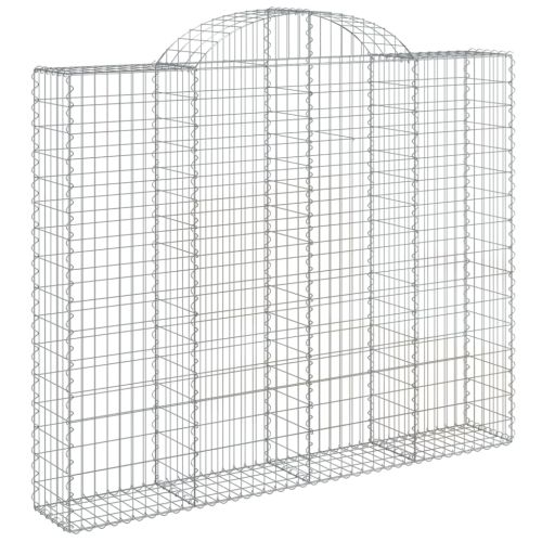 Габионни кошници арка 6 бр 200x30x160/180 см поцинковано желязо