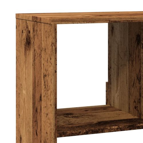 Разделител за стая старо дърво 100x33x187,5 см инженерно дърво