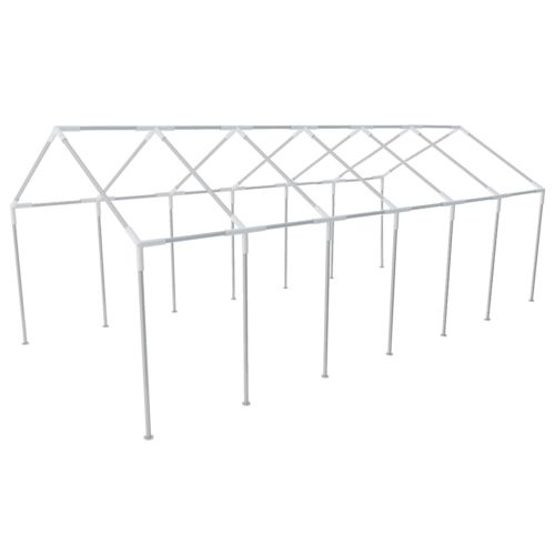 Тент без рамка Бял 12 x 6 м ПЕ