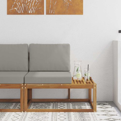 Външен край на диван с възглавница Естествен 91 x 63 x 73 см