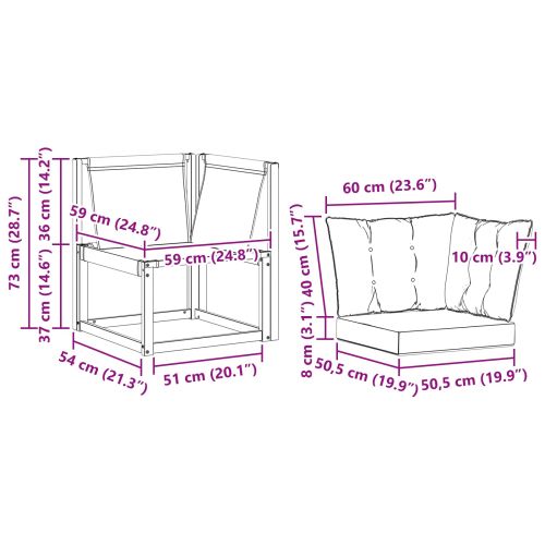 Външно ъглово канапе