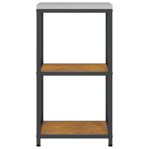 Съхранение в кухнята с рафт Ръждясало 40 x 50 x 92 см Стомана