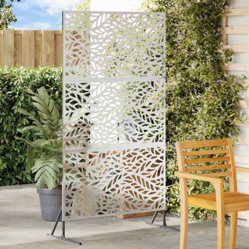 Екран за уединение Сив 100 x 50 x 180 см Стомана