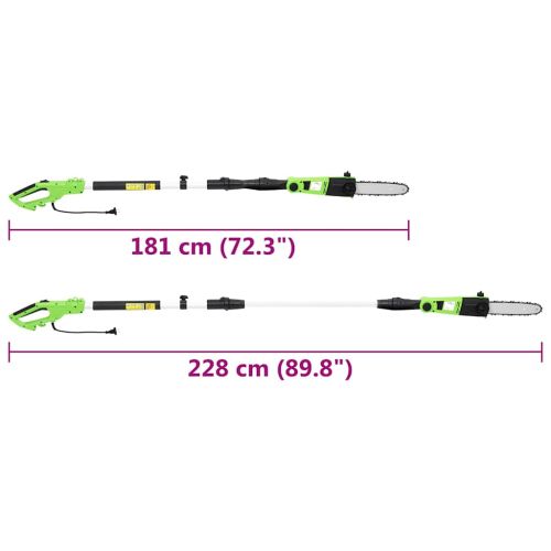 Електрически телескопичен храсторез, 25 см, 710 W