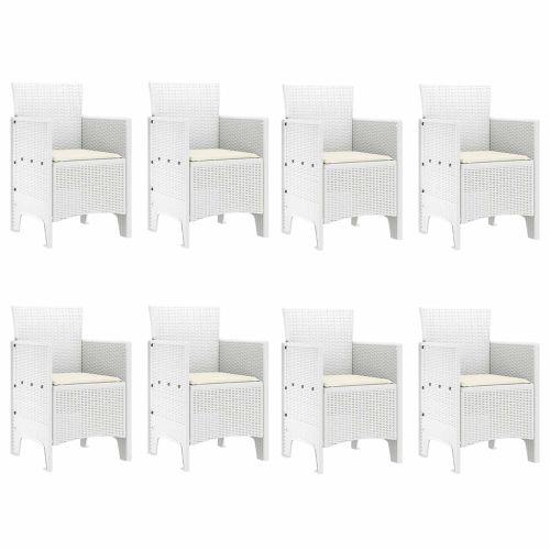 Комплект за хранене в градината 9 pcs Светлосиво Полипропилен