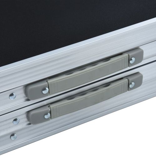 Сгъваема маса за бира понг, 240 см, черна